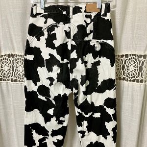 Cow Print Jeans